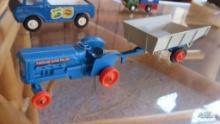 Tractor with trailer made in England by Lesney