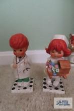 Goebel Doctor and Nurse figurines