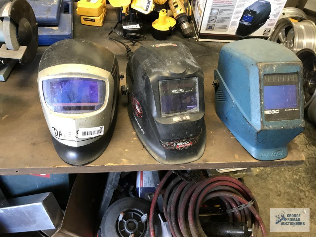 (2) WELDING HELMETS