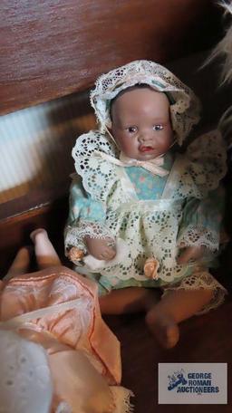 Assorted small baby dolls