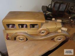 Wood car and car light