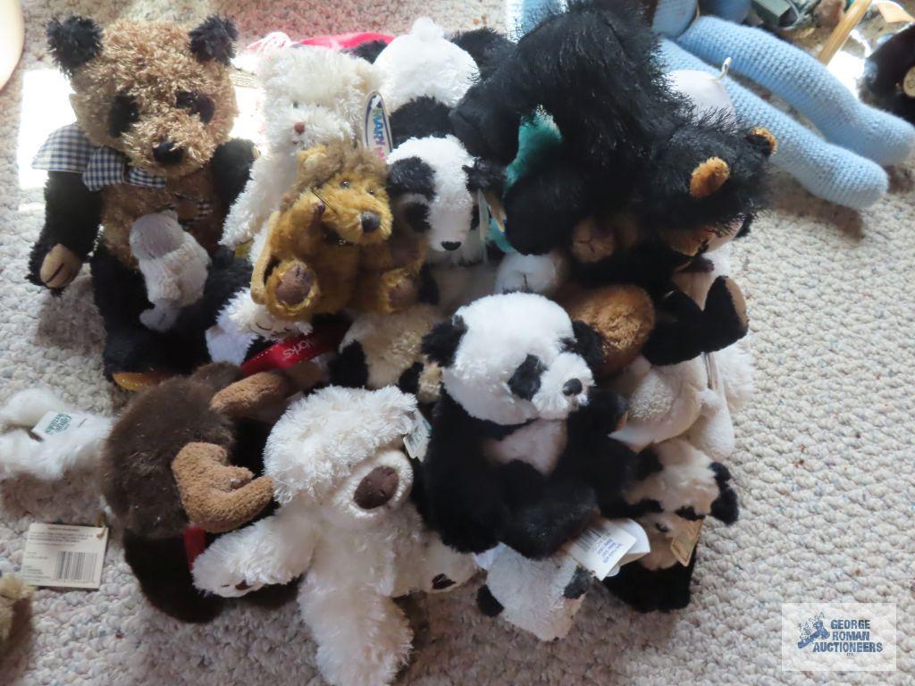 Large assortment of bears