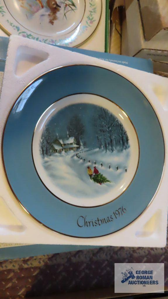 Large collection of plates including Holly Hobbie,...Charles Dickens Christmas limited edition plate