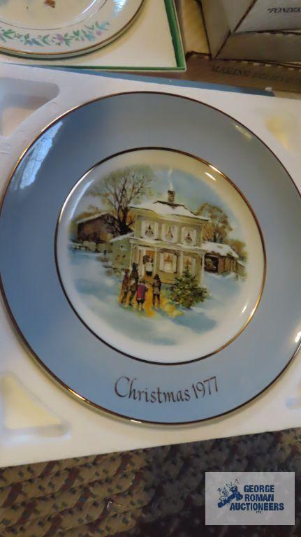 Large collection of plates including Holly Hobbie,...Charles Dickens Christmas limited edition plate