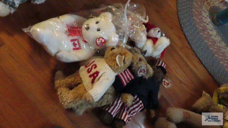 Assorted TY bears