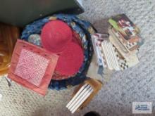 Large assortment of coasters and etc