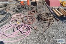 Lot of pneumatic hose and pneumatic hose pieces