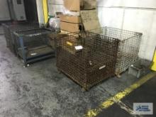 (4) WIRE PARTS CAGES