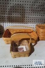 Longaberger 2002 and 2003 baskets