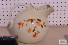 Hall Autumn Leaf pitcher