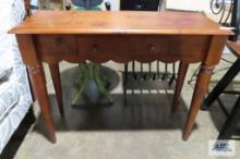 Sofa table with drawer