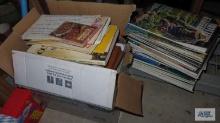 Assorted magazines and cookbooks