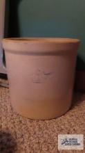 Unmarked pottery crock