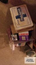 Lot of first aid items