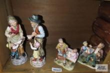 Four Norleans figurines