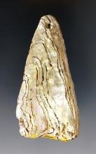 3" Abalone Shell Pendant found in Colusa Co., California.