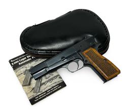 New 1977 Belgium FN Browning Hi Power 9MM Semi-Automatic Pistol in Factory Soft Case