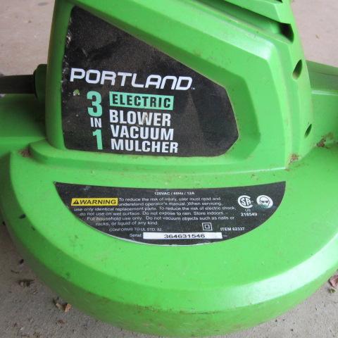 Portland Electric Blower and Chain Saw