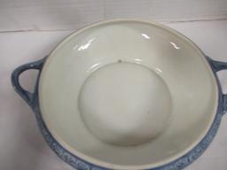 Decorative Blue/White Porcelain Covered Dish