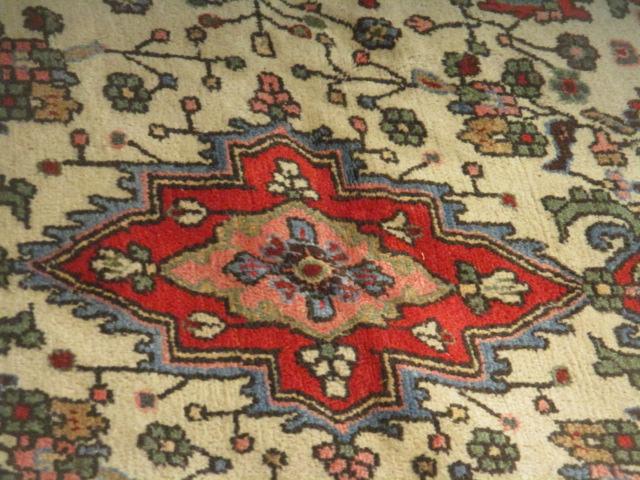 Vintage Persian Style Hand Knotted Wool Area Rug