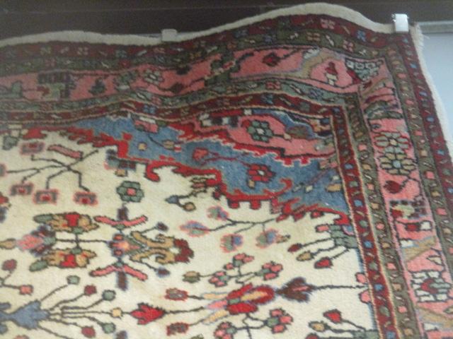 Vintage Persian Style Hand Knotted Wool Area Rug