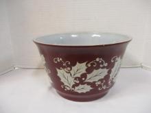 Vintage Hazel Atas Christmas Eggnog/Punch Bowl