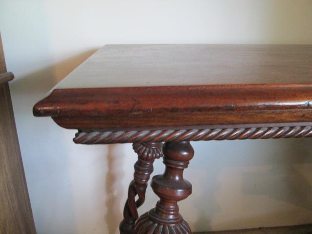 Antique Table with Carved Legs