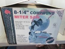 Buffalo Tools 8 1/4" Compound Miter Saw in Box