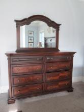 Legends Furniture Dresser with Stand Mirror