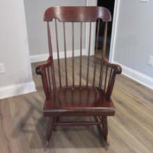 Wood Spindle Back Rocker