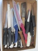 Grouping of Kitchen Knives-Emeril Lagasse, Chicago Cutlery, Farberware Pro,