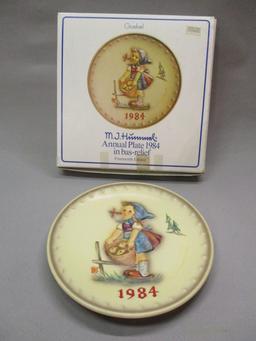 1984 14th MJ Hummel Annual Plate 7 1/2" w/Original Box