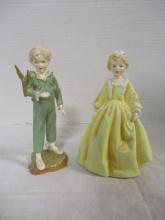 Royal Worcester 'Grandmother's Dress' & 'The Parakeet Boy