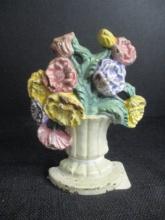 Flower Basket Cast Iron Doorstop