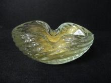 Mid Century Murano Glass Ashtray