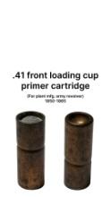 RARE .41 Front Loading Cup Primer Cartridge