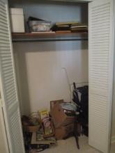 Closet Lot of Assorted Items