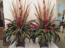 Pair of Floral Arrangements