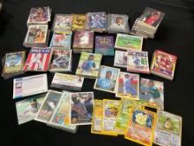 Collection of Cards, mostly Baseball, roughly 100-200, some older pokemon cards, and various sports