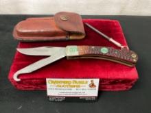 Vintage Remington R-3 Big Game Folding Knife, two blades, 1x Knife & 1x Bonesaw