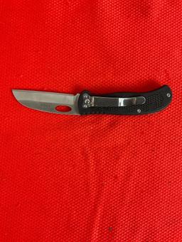 CRKT "Edgie" 3" 420J2 Steel Self-Sharpening Slip Joint Folding Knife Model 6442. NIB. See pics.