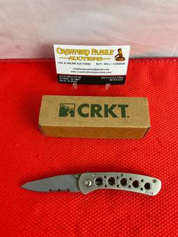 CRKT 14K Summit Series Mt. Shasta 420J2 Steel 2.5" Folding Blade Mountaineering Knife 6611N. NIB.