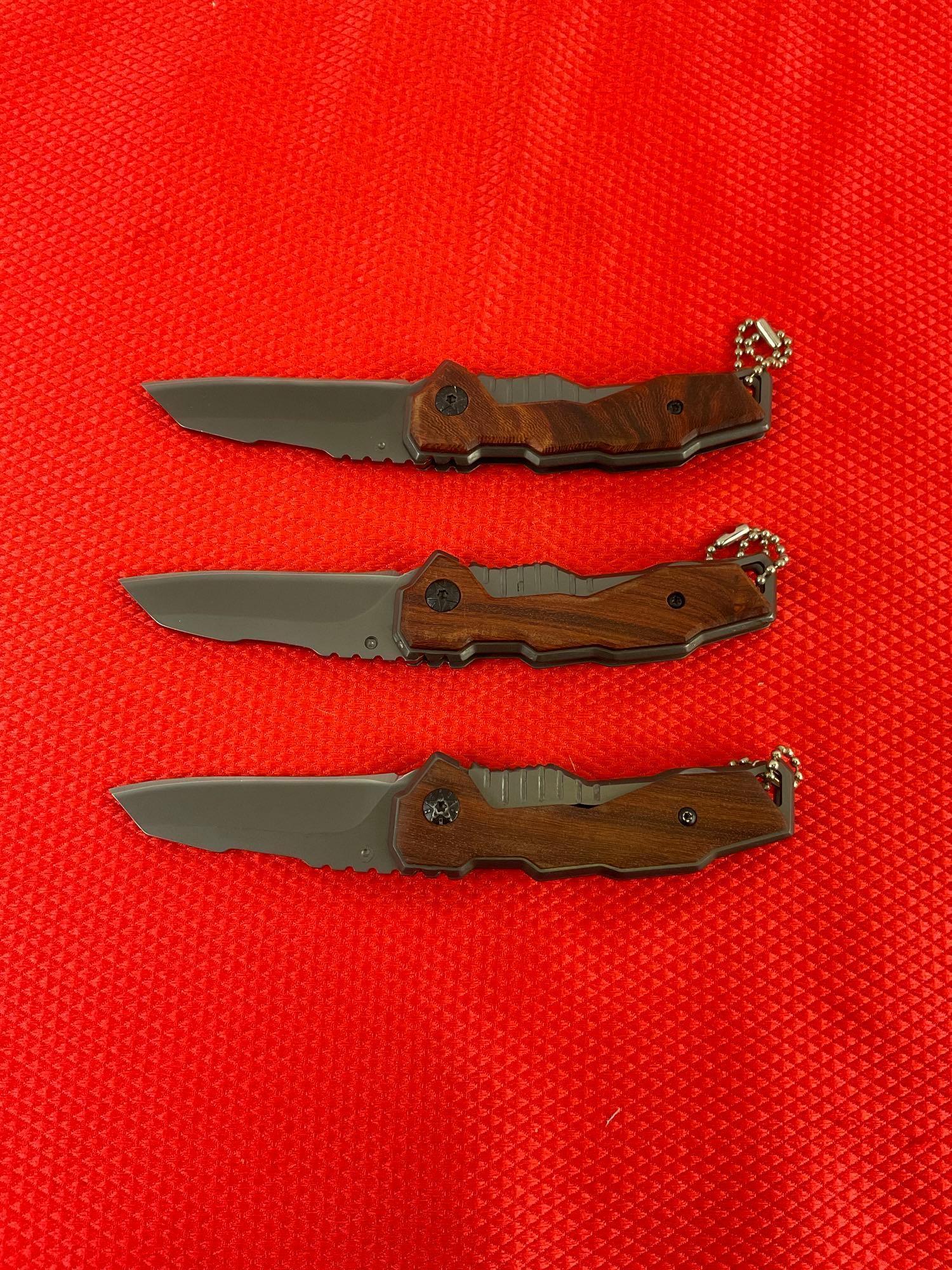 3 pcs Gerber Mini-Remix 2" Blade Knives Model No. 22-30-000164. NIB. See pics.