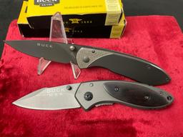 Pair of Modern Buck Pocket Folding Knives, #s X11 & 327