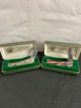 Buck Folding Pocket Knives - 50th Anniversary Convention Knives - Numbered 525 & 525T