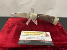 Vintage Western Folding Pocket Knife, 532, 3 inch blade, metal and wooden handle