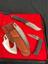 Kershaw Interchangeable Multi Bladed Knife w/ 3 Total Blades & Kershaw Black Colt Folding Pocket