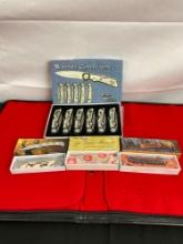 Collection of NIB Wildlife Motif Folding Pocket Knives - Various Styles & Sizes