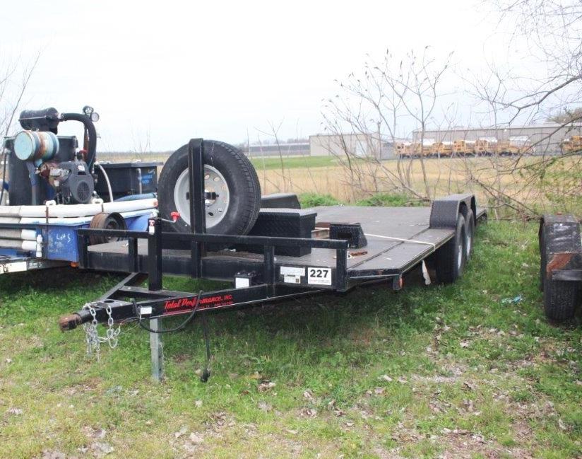 2015 Total Performance, Tandem Axle Bumper Pull Trailer, 102" W x 22', 6000