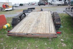 Tandem Axle Bumper Pull Trailer 78" x 14' w/Electric Brakes